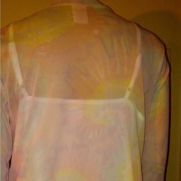 No boundaries sheer long sleeve shirt, NWOT - Picture 6 of 6